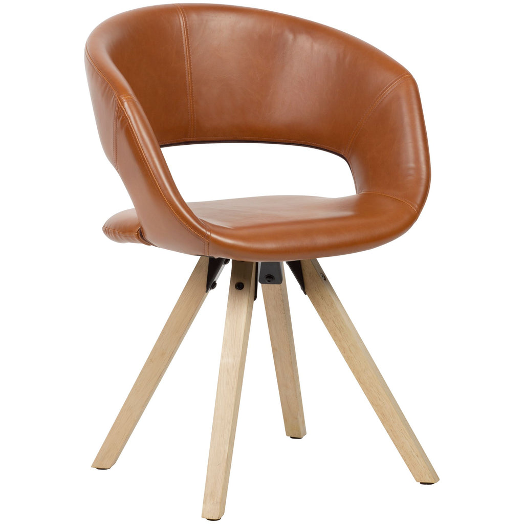 Hevea Leren Kuipstoel Cognac