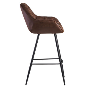 Barkruk/ Barstoel fluweel velvet (verschillende kleuren)
