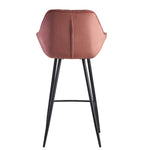 Barkruk/ Barstoel fluweel velvet (verschillende kleuren)