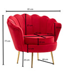 Fauteuil Shell (diverse kleuren)