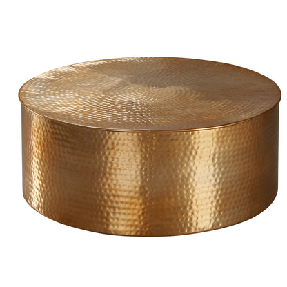 Bijzettafel RAHI 75x31x75 cm aluminium bijzettafel gold