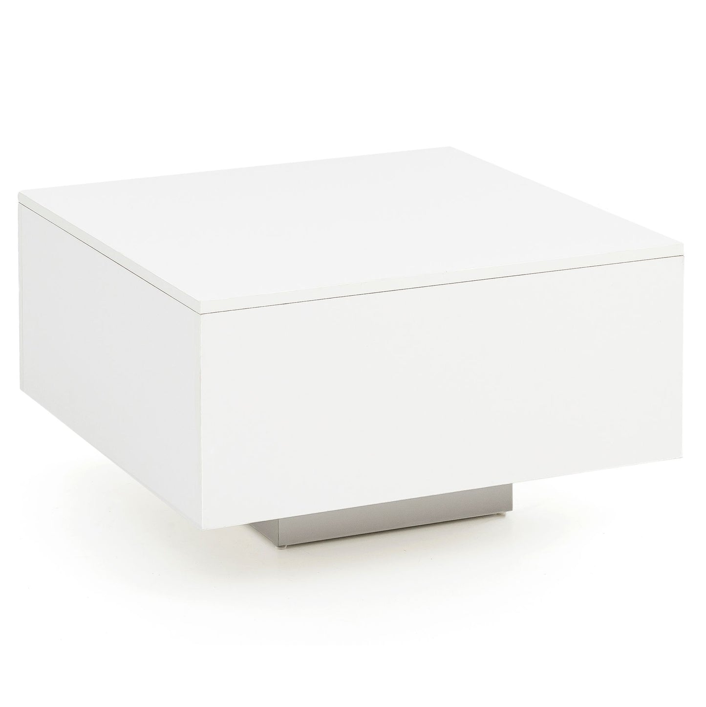 coffee table WL5.832 wood 60 x 60 x 35.5 cm chipboard | Coffee table Coffee table Modern | Side table Square White | Design coffee table coffee table | White coffee table living room