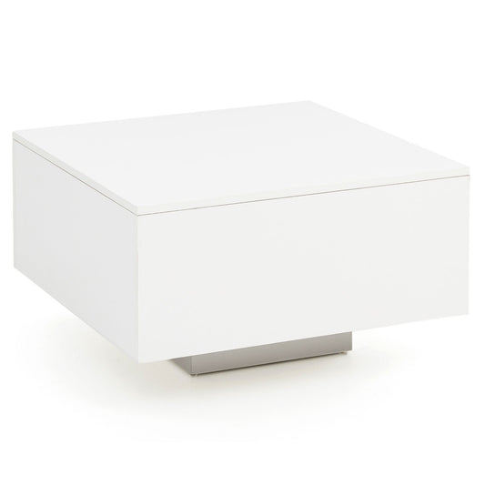 coffee table WL5.832 wood 60 x 60 x 35.5 cm chipboard | Coffee table Coffee table Modern | Side table Square White | Design coffee table coffee table | White coffee table living room