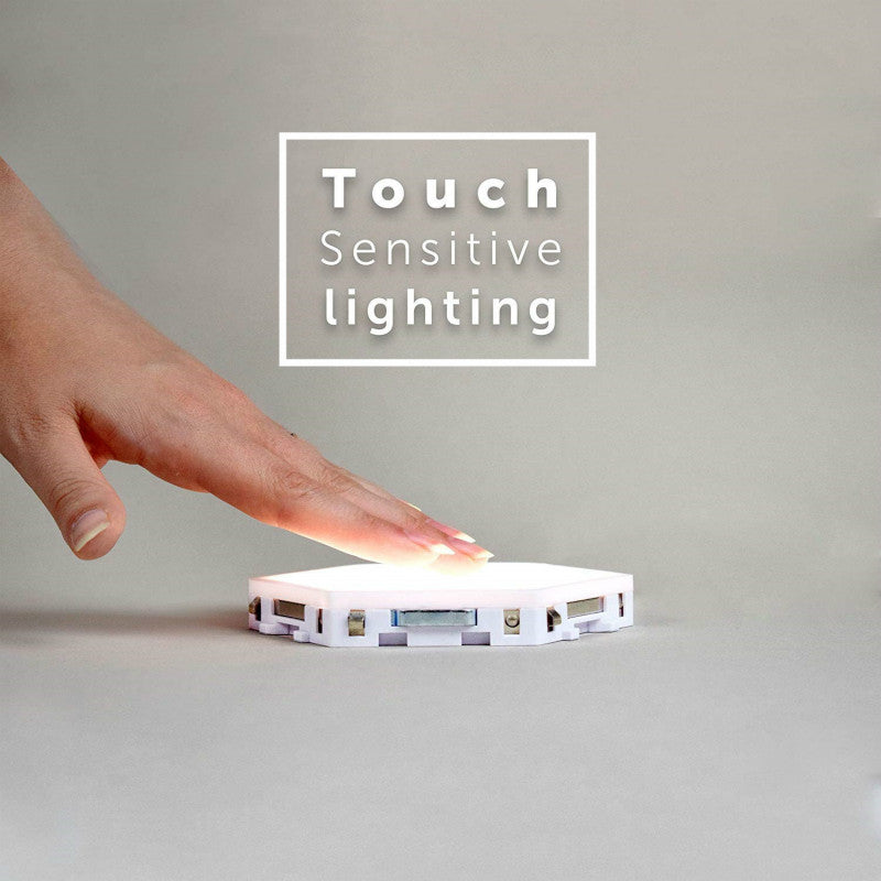 Modulaire Hexa Touch Led-wand