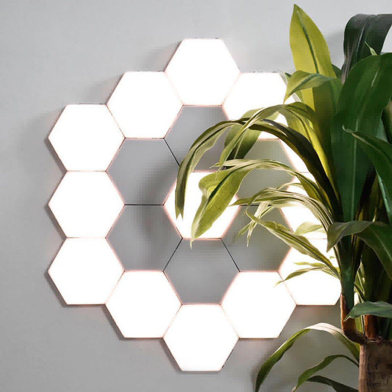 Modulaire Hexa Touch Led-wand